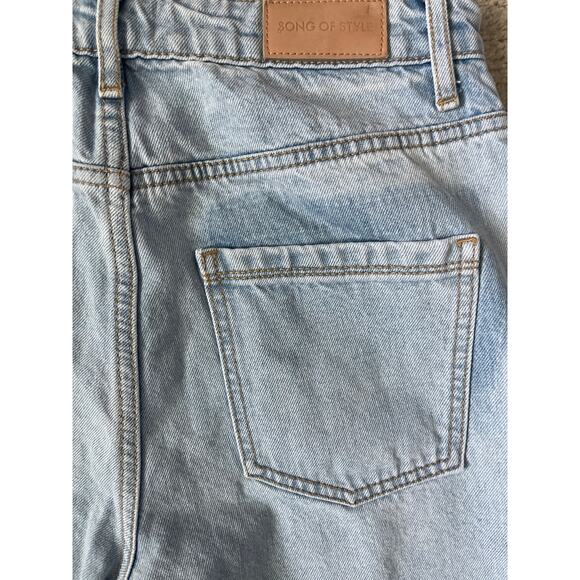 Song of Style Light Blue Straight Leg Jeans - Picture 8 of 9